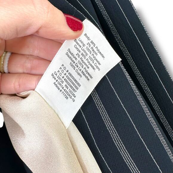 WILFRED x ARITZIA NWOT Cherrelle Pinstripe Double Breasted Blazer Jacket Small - Picture 10 of 10